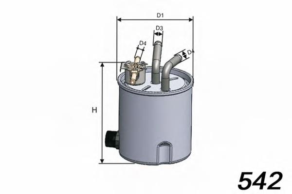 M330 Misfat filtro de combustível