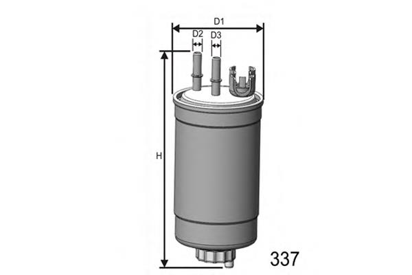 M412 Misfat filtro de combustível