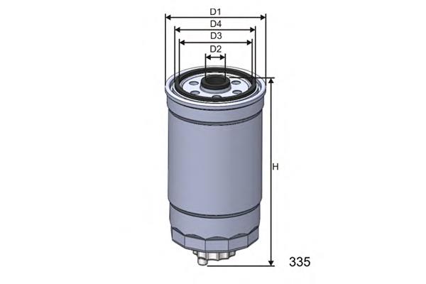 M351 Misfat filtro de combustível