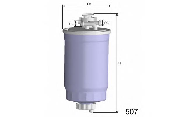M415 Misfat filtro de combustível