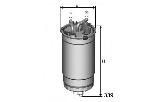 M391 Misfat filtro de combustível