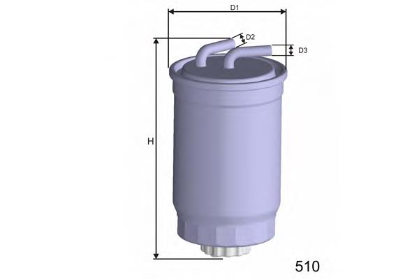 M382 Misfat filtro de combustível