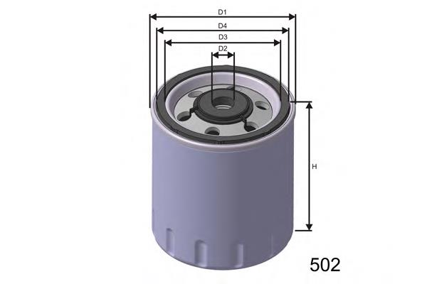 M321 Misfat filtro de combustível
