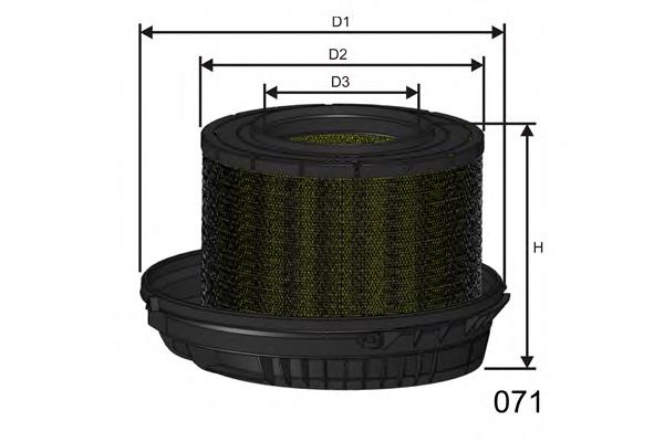 4.62788 Diesel Technic filtro de ar