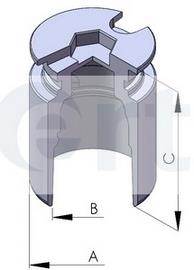 Pistão de suporte do freio traseiro 150198C ERT