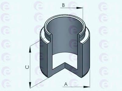 Поршень суппорта тормозного, переднего ERT 150849C цена, от 8.73 USD