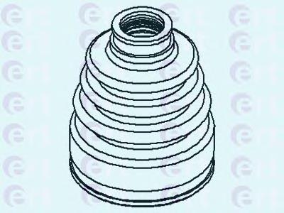 Пыльник ШРУСа внутренний 500442 ERT