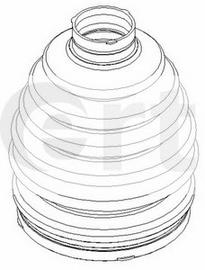 500390T ERT bota de proteção externa direita de junta homocinética