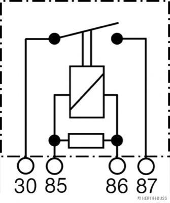 Реле электробензонасоса 75614614 Nipparts