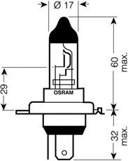 Лампочка галогенная Osram 64196TSPHCB