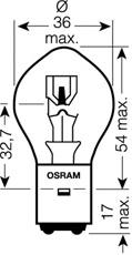 7327 Osram lâmpada