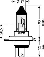 64193CBI Osram Лампочка дальнего света