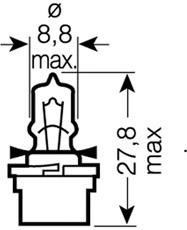 64124MF Osram lâmpada