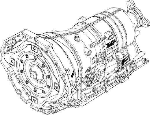 1068012107 ZF Parts caixa automática de mudança montada