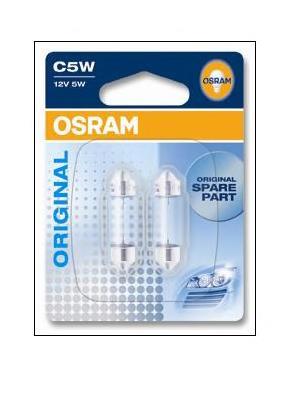 Лампочка плафона освещения салона/кабины Osram 641802B