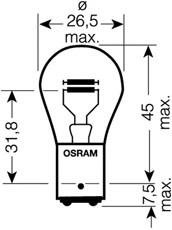 7537-02B Osram lâmpada