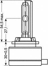 66154 Osram lâmpada de xénon