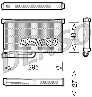 DRR02004 Denso radiador de forno (de aquecedor)