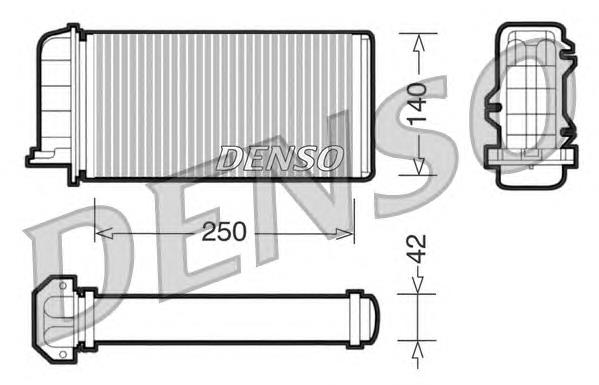 DRR09001 Denso radiador de forno (de aquecedor)