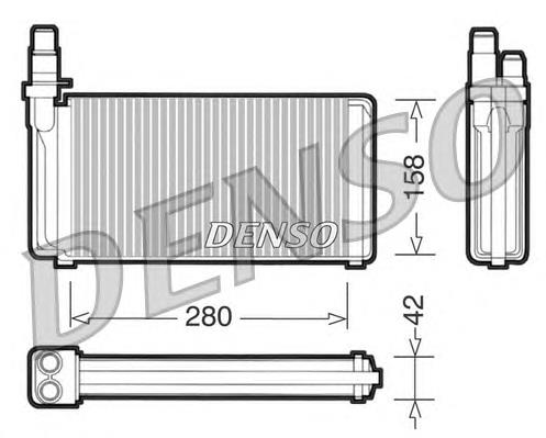 DRR09020 Denso radiador de forno (de aquecedor)