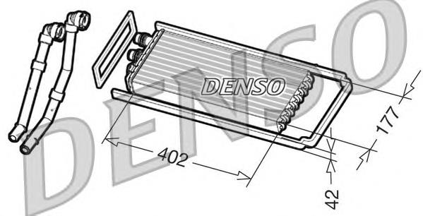 Купить DRR12100 Denso Радиатор печки