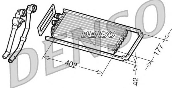 Radiador de forno (de aquecedor) DRR12101 Denso