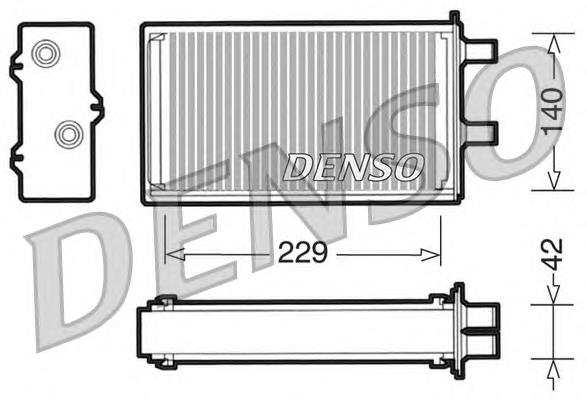 Radiador de forno (de aquecedor) DRR13001 Denso