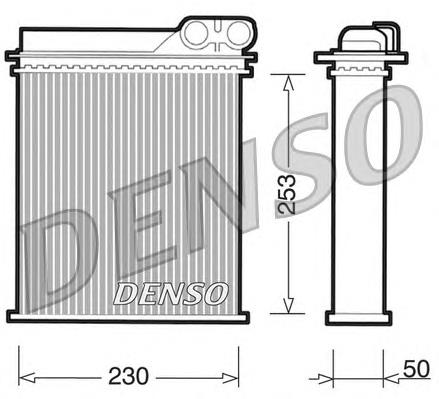 Radiador de forno (de aquecedor) DRR23012 Denso