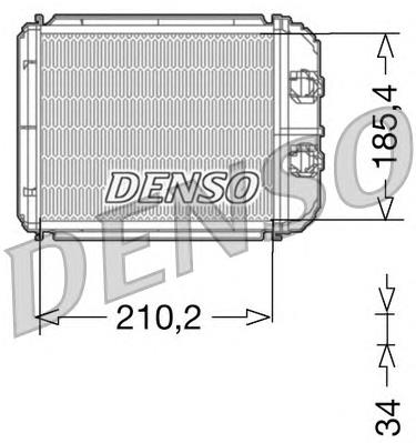 DRR23014 Denso radiador de forno (de aquecedor)
