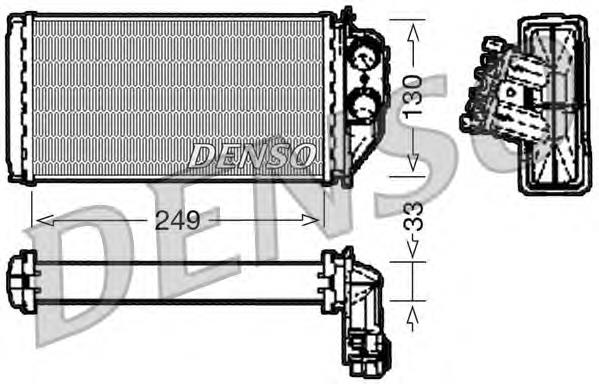 DRR21002 Denso radiador de forno (de aquecedor)