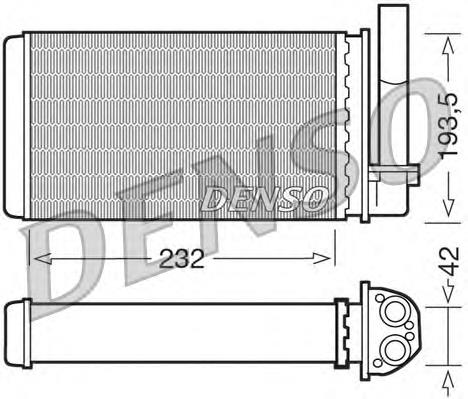 DRR21003 Denso radiador de forno (de aquecedor)