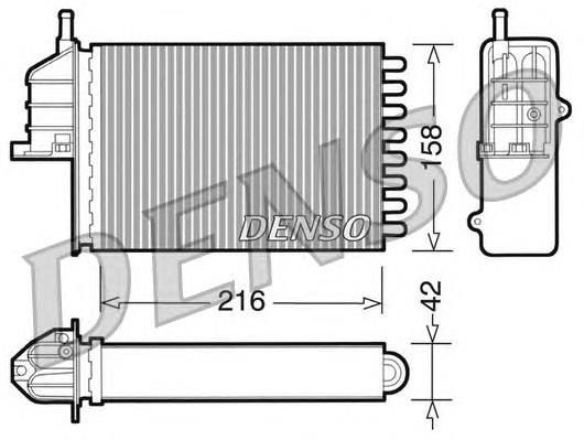 DRR09080 Denso radiador de forno (de aquecedor)