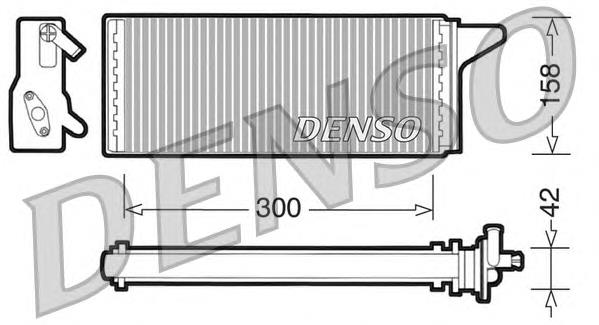 DRR12001 Denso radiador de forno (de aquecedor)