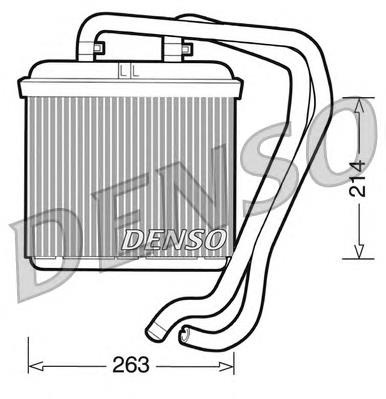 DRR12004 Denso radiador de forno (de aquecedor)