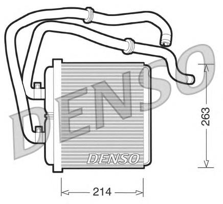 DRR12003 Denso radiador de forno (de aquecedor)