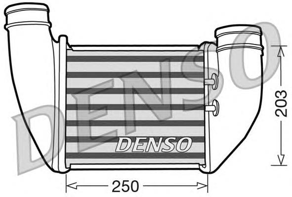 Radiador de intercooler DIT02011 Denso