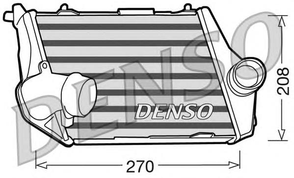 Radiador de intercooler DIT02013 DENSO