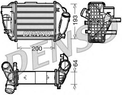 DIT02005 Denso radiador de intercooler