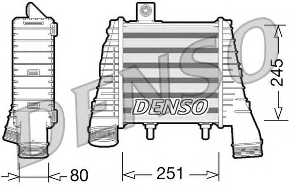 DIT02008 Denso radiador de intercooler