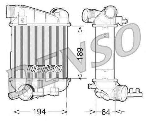 DIT02027 Denso radiador de intercooler