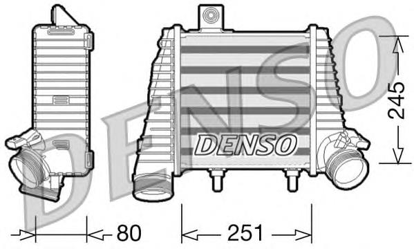 Radiador de intercooler DIT02016 Denso