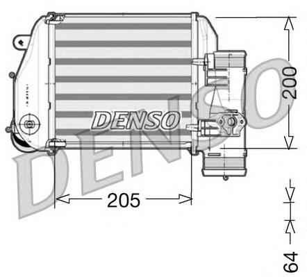 DIT02024 Denso radiador de intercooler