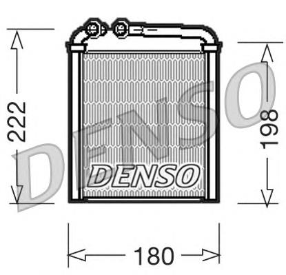 DRR32005 Denso radiador de forno (de aquecedor)