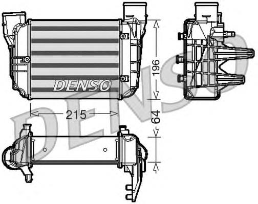 Radiador de intercooler DIT02002 Denso