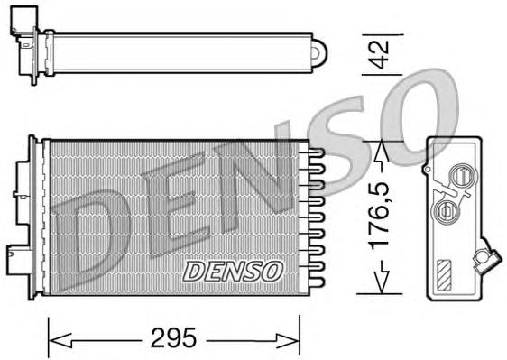 42561533 Iveco radiador de forno (de aquecedor)