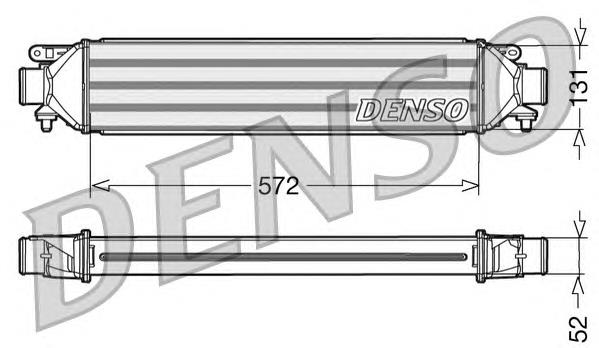 DIT09107 Denso radiador de intercooler