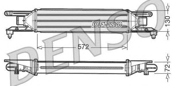 DIT09105 Denso radiador de intercooler