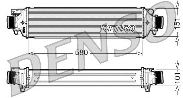 DIT13002 Denso radiador de intercooler