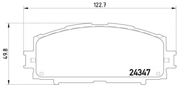 Тормозные колодки Mintex MDB2776