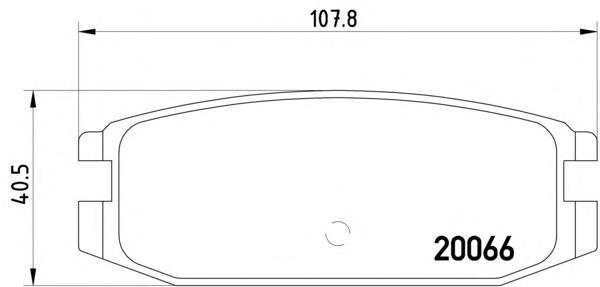 Передние тормозные колодки MDB1352 Mintex